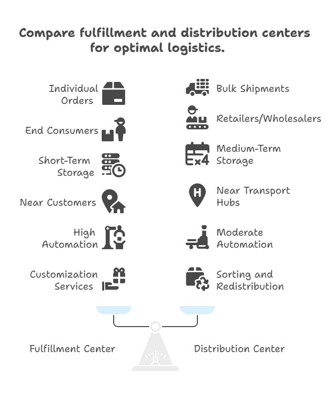 Distribution Center vs Fulfillment Center